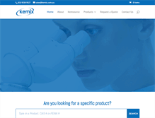 Tablet Screenshot of kemix.com.au